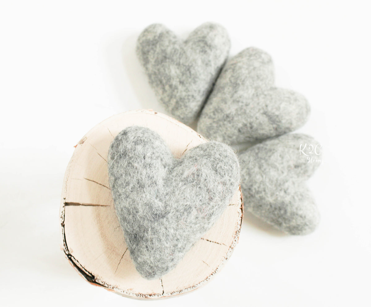 Felt Hearts – K2CBlooms